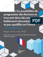 WomensProgressionLowPaidWork France