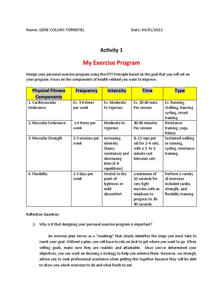 activity-1-exercise-program-pdf-strength-training-management-of