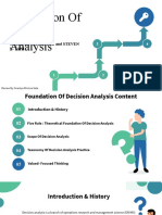 Foundation of Decision Analysis: Review By: Anantya Khrisna Seta