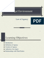 Legal Environment: Law of Agency