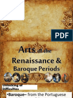 Renaissance and Baroque Art Comparison