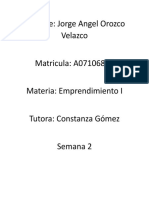 Actividad Evaluable Semana 2 Emprendimiento