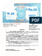 Electricity Bill Affidavit