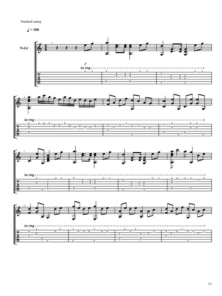 Guitar Tuning Patterns and Techniques | PDF