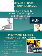 Injury and Illness Prevention Programme