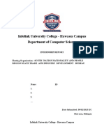 Internship Report Template