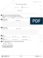 Klasówka 4.VI.P. Ułamki Dziesiętne Test (Z Widoczną Punktacją)