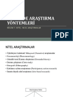 Eğitimde Araştirma Yöntemleri: Bölüm 7-Nitel - Nicel Araştirmalar