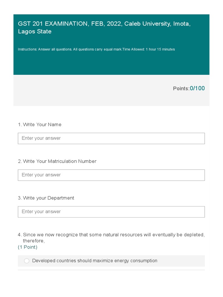 Gst 201 Summary Pdf Download In Nigeria