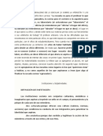 Instituciones y Subjetividades. Notas