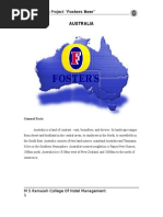 Download projects on Fosters Beer by jayeshvk SN6391296 doc pdf