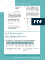 Unit 8 Chemical Reactions