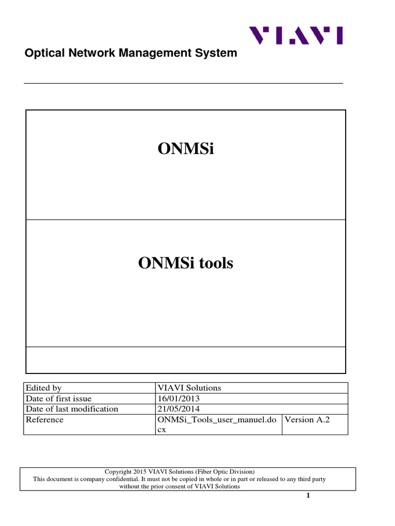ONMSi Tools User Manuel | PDF | Backup | Databases