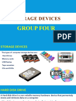 Storage Devices: Group Four