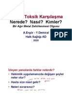 DR - Alp ERGOR-KRONIK TOKSIK KARSILASMA