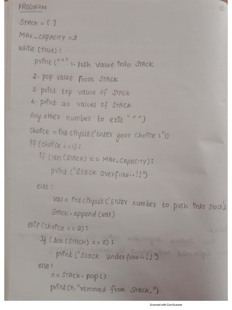 Practical Program 2 | PDF