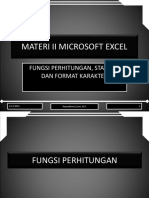 Materi 2 Fungsi Perhitunga, Statistik dan Format Karakter