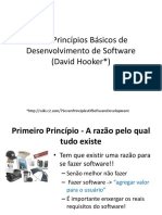 Os 7 Princípios Básicos de Desenvolvimento de Software (David Hooker )