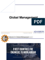 Global Management: Engineering Management 1 Semester SY 2020-2021