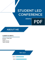 Student Led Conference: Albertus Beryl