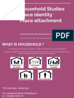 Household Studies Place Identity Place Attachment: Khushi, Khushalika, Bhavneet, Arsheen, Deborah
