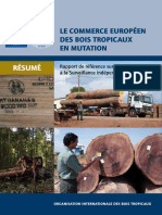 Le Commerce Européen Des Bois Tropicaux en Mutation: Résumé