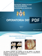 Operatoria Dental Ii: Facultad de Medicina