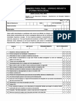 Escala de Conners - Pais (Protocolo)