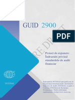 GUID 2900 Indrumari Privind Standardele Auditului Financiar Proiect