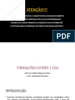 Vibrações Livres Amortecidas - 1GDL