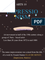 Arts 10: Impressio Nism