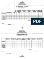 Learners Progress Reading Chart