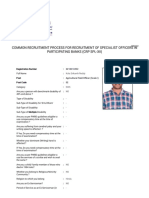 Common Recruitment Process For Recruitment of Specialist Officers in Participating Banks (CRP Spl-Xii)