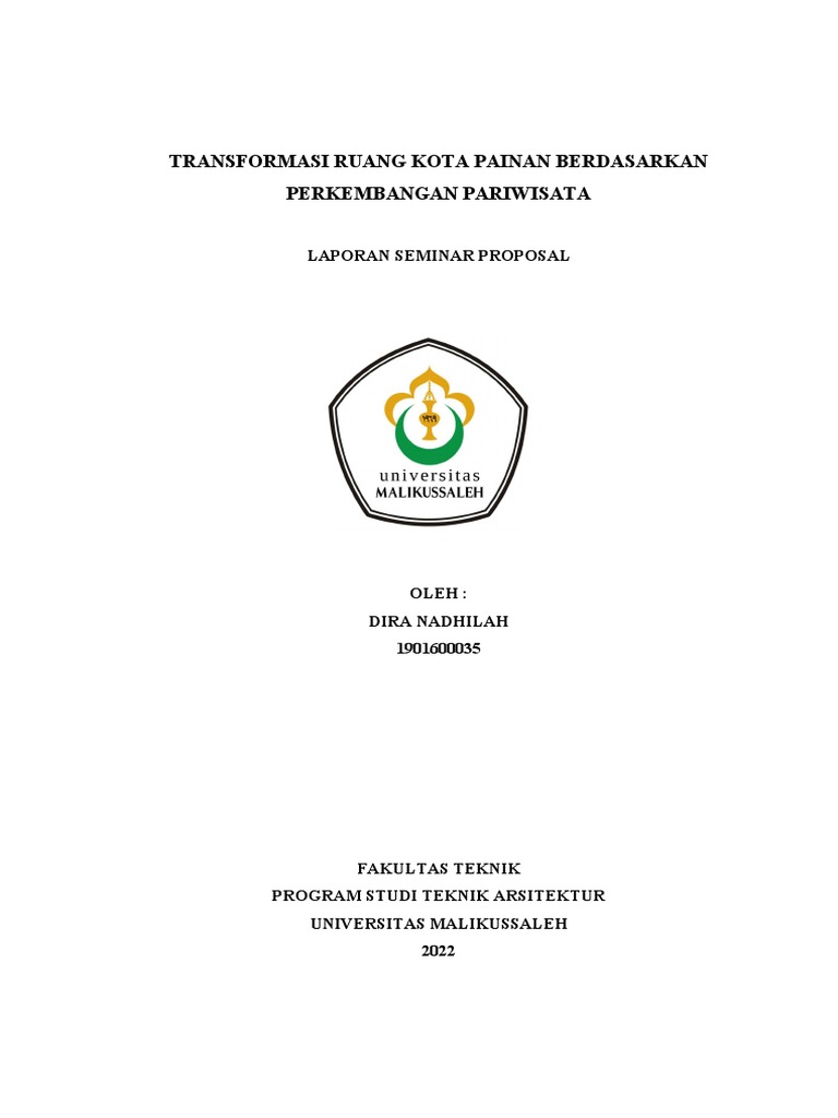 Dira Nadhilah - 190160035 | PDF | Perjalanan | Seni