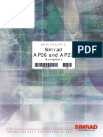 Simrad AP26 and AP27: Manual