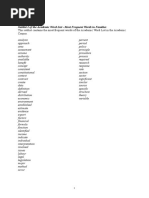 570 Academic Word List Pdf Pdf Evaluation Science