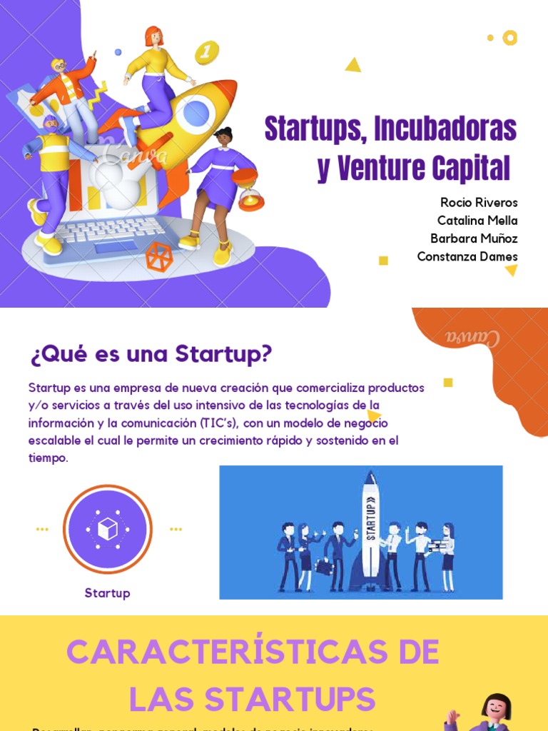 Startups, Incubadoras y Capital Venture 3 | PDF | Empresa de inicio ...