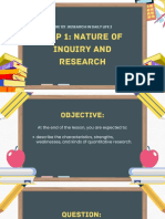 HRE 121 - Nature of Inquiry and Research