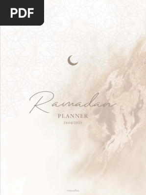 Beautiful Ramadan Planner 2023 by sunaahu