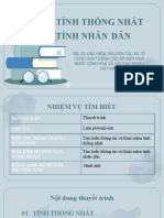 Tính Thống Nhất Tính Nhân DÂN