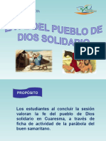 El Pueblo de Dios Solidario 1ro Secundaria