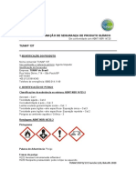Ficha de Informação de Segurança de Produto Químico