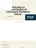 Welcome To Municipality of Catarman, Northern Samar