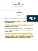 Ácordão Processo Disciplinar