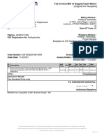 Tax Invoice for Hing Granules Sale