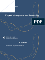 Project Management and Leadership