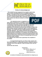 Preface & Acknowledgement: Ms. Michelle Allynne Joy C. Nonato ISSTSD Admin/Instructress