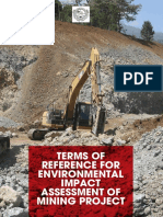 Terms of Reference For Environmental Impact Assessment of Mining Project