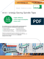W-8 - Energy-Saving Spindle Tape