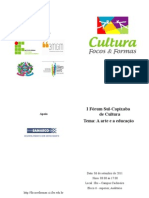 Folder - Forum Cultura